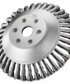 KAEJYIUT Brosse à Mauvaises Herbes Débroussailleuse Coupeur Tête Pour Débroussailleuse Brosse Ronde Pour Débroussailleuse (8")