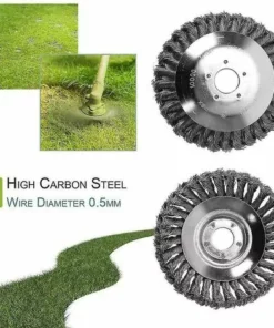 BF Tondeuse à Gazon à Tête De Coupe 1pc 6 ", Tondeuse à Gazon à Roue Métallique, Débroussailleuse Pour Mauvaises Herbes, Accessoires D'extérieur, Outils De Jardin -Débroussailleuse Soldes Magasin 66333639 3