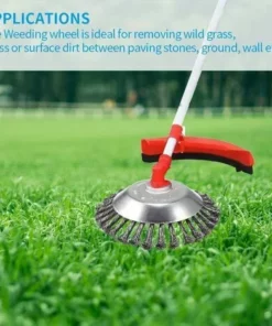 OUSUDELA Tête De Brosse De Désherbage De Jardin, Tondeuse à Gazon Universelle Tondeuse à Gazon Tête De Fil Jardin Terrain De Jeu Entretien Tête De Remplacement De Coupe Des Mauvais -Débroussailleuse Soldes Magasin 66349953 3