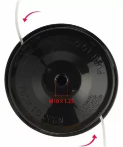 Cisea Pack Tête De Débroussailleuse Universelle A6481 Nylon Tondeuse Bobine De Rechange Débroussailleuse Tête De Coupe M10 X 1.25 -Débroussailleuse Soldes Magasin 66351605 2