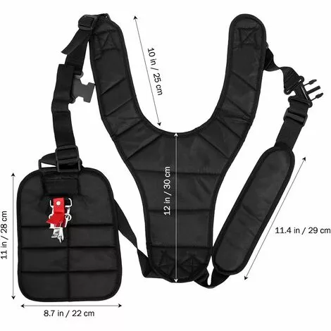 ALMI Ceinture-baudrier Pratique à Double Boutonnage Pour Débroussailleuse De Jardin. 6 ALMI Ceinture-baudrier Pratique à Double Boutonnage Pour Débroussailleuse De Jardin. – Image 4