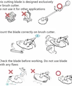 LIFCAUSAL 40T 255mm Diamètre Alliage Tondeuse À Gazon Débroussailleuse Lame Tondeuse Accessoires Outil -Débroussailleuse Soldes Magasin 66372973 5