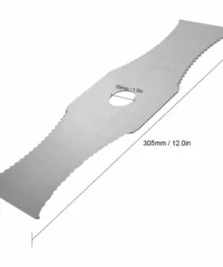 LIFCAUSAL Lame De Tondeuse à Gazon épaissie En Acier Lame De Débroussailleuse En Dents De Scie Pièces De Coupe-herbe Lame De Désherbage -Débroussailleuse Soldes Magasin 66373138 5