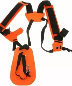 Bandoulière à Trimmer, Bandoulière à Double épaule Confort Brush Cutter Trimmer Épaulière Harnais Sangle Tondeuse à Gazon, Ceinture En Nylon Pour Jardin De Coupeur De Brosse (orange)——Adélala -Débroussailleuse Soldes Magasin 66382957 5
