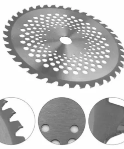 GRID COOL Lame De Débroussailleuse Lames De Scie à Bois De 40 Dents 1'' Diamètre De L'alésage 10'' Lames à Pointe En Carbure Pour L'herbe De Jardin 1,5 X 255 X 25,4mm -Débroussailleuse Soldes Magasin 66757452 5