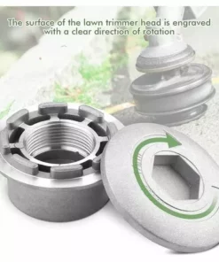 GRID COOL Tete Debroussailleuse Universelle, Tete Debroussailleuse 4 Fils, Aluminium Tete Fil Débroussailleuse Accessoire De Débroussailleuse Pour Tondeuse à Gazon, 72 X 44.5 Mm -Débroussailleuse Soldes Magasin 66757651 5