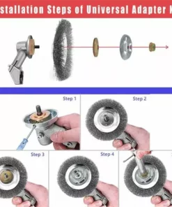 BF 6 Pouces Tete Debroussailleuse Universelle, 150mm*25.4mm Brosse De Desherbage Pour Debroussailleuse, Brosse à Désherber De Mauvaises Herbes Ronde, Pour Pelouse Jardin ​Agriculture -Débroussailleuse Soldes Magasin 66763802 3