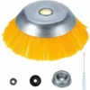 BF Brosse Desherbage Debroussailleuse 8 Pouce, Tete Brosse Désherbage En Nylon, Tête De Désherbage Rotative Ronde, Pour Outils De Pelouse Jardin Agriculture -Débroussailleuse Soldes Magasin 66763876 1