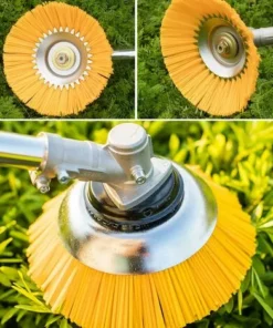 BF Brosse Desherbage Debroussailleuse 8 Pouce, Tete Brosse Désherbage En Nylon, Tête De Désherbage Rotative Ronde, Pour Outils De Pelouse Jardin Agriculture 11 BF Brosse Desherbage Debroussailleuse 8 Pouce, Tete Brosse Désherbage En Nylon, Tête De Désherbage Rotative Ronde, Pour Outils De Pelouse Jardin Agriculture -Débroussailleuse Soldes Magasin 66763876 5