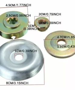 BF 4 Pièces Universel Tondeuse De Rechange Boîte De Vitesses écrou à Gauche écrou De Jardin Outil De Désherbage Fit(Ensemble 4pcs) -Débroussailleuse Soldes Magasin 66763882 3