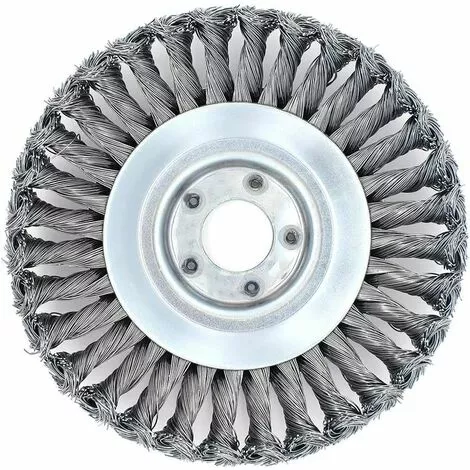 DENUOTOP TêTe De Coupe, Brosse MéTallique Robuste, Disque De Remplacement De La TêTe De Coupe, Pour Les Zones Envahies Par La VéGéTation, L'Herbe Dans Les Coins, La Mousse, Les Jardins, Les Pelouses - Trou De 25,4 Mm (20cm). 3 DENUOTOP TêTe De Coupe, Brosse MéTallique Robuste, Disque De Remplacement De La TêTe De Coupe, Pour Les Zones Envahies Par La VéGéTation, L'Herbe Dans Les Coins, La Mousse, Les Jardins, Les Pelouses - Trou De 25,4 Mm (20cm).