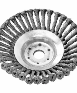 Brosse à Mauvaise Herbes, Tête Débroussailleuse Tondeuse à Gazon Brosse 200 X 25,4 Mm D'alésage. Brosse En Acier Fils Entrelacés.,Yeurié -Débroussailleuse Soldes Magasin 66809583 3