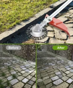 OCXIN Brosse à Désherber, Brosse à Désherber, Brosse à Désherber, Débroussailleuse, Débroussailleuse, Brosse Métallique, Débroussailleuse, Brosse Ronde, Brosse En Acier, Brosse à Joints Pour Un Désherbage Efficace, Tondeuse à Gazon, Tondeuse à Désherber -Débroussailleuse Soldes Magasin 66859591 3