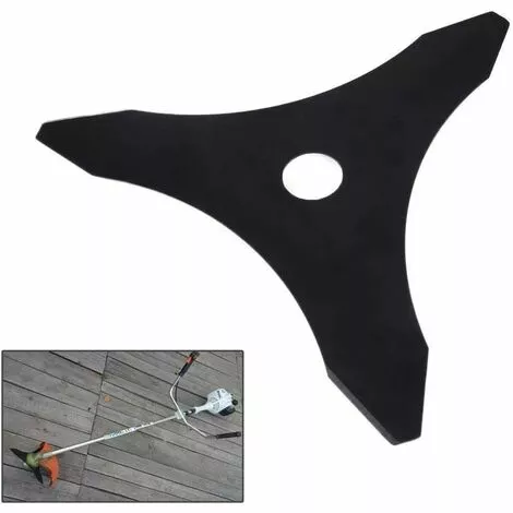 OCXIN Couteau Débroussailleuse Couteau à Fourré Avec 3 Couteaux 25,5 Cm, Support 2,54 Cm Couteau à Herbe Taille-bordures Ø 255 Mm Couteau à Herbe Pour Taille-bordures, Robuste Et Utilisable Longtemps 4 OCXIN Couteau Débroussailleuse Couteau à Fourré Avec 3 Couteaux 25,5 Cm, Support 2,54 Cm Couteau à Herbe Taille-bordures Ø 255 Mm Couteau à Herbe Pour Taille-bordures, Robuste Et Utilisable Longtemps – Image 2