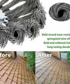 KAEJYIUT Tête De Débroussailleuse Conique En Fil De Fer Noué Pour Tondeuse à Gazon - Plateau De Désherbage En Métal Pour Débroussailleuse (Diamètre Extérieur150mm, Trou Intérieur 25mm) -Débroussailleuse Soldes Magasin 66997163 5