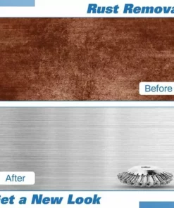 OCXIN 2 Pièces Débroussailleuse Contre Les Mauvaises Herbes, Brosse Ronde Pour 150 Diamètre De Sol, Brosse Contre Les Mauvaises Herbes Pour Débroussailleuse Coupe-herbe Jardin Brique Route Pavage Enlèvement De L'herbe, Alésage 25,4 Mm -Débroussailleuse Soldes Magasin 66998461 4