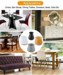 DECKON Protecteurs De Sol De Jambe De Chaise En Silicone Avec Felt Fit 0.5 « - 1 » 16 Pcs 10 DECKON Protecteurs De Sol De Jambe De Chaise En Silicone Avec Felt Fit 0.5 « - 1 » 16 Pcs -Débroussailleuse Soldes Magasin 67240774 4