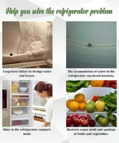 DECKON Réfrigérateur Drain Hole Remover Cleaning Tool Kit Réutilisable Pour Les Réfrigérateurs Domestiques Nettoyage Rapide 2p. -Débroussailleuse Soldes Magasin 67240857 3