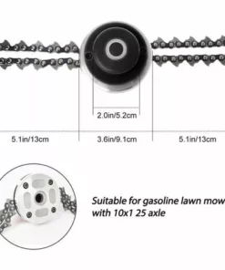 BEARSU Chaine Tondeuse A Gazon Jardin A Tete Debroussailleuse （rouge） -Débroussailleuse Soldes Magasin 67268137 5
