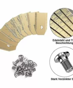 DONTODENT Lame De Couteau En Titane 30 Pièces Pour Husqvarna Automower, Gardena, Meec Silver- -Débroussailleuse Soldes Magasin 67291614 5