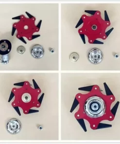 YEURIé 4 Pièces Kit Ecrou Tete Debroussailleuse Universelle Kit De Maintenance De Lame De Tondeuse à Gazon Pour Machine De Jardinage Pour Sylviculture Débroussailleuse Jardin Tondeuse à Gazon -Débroussailleuse Soldes Magasin 67355155 5