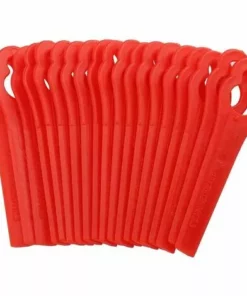 THSINDE Lot De 100 Lames En Plastique De Rechange Pour Lames De Coupe De Coupe-bordures Kit De Pièces De Moteur De Lame De Coupe Pour FRT18A FRT18A1 Art 46155 FRT20A1 Accessoires
