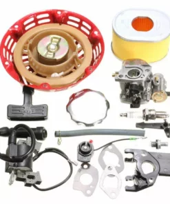 QERSTA Pour Honda GX160 GX200 5.5HP Kit Moteur Carburateur Recoil Bobine D'allumage Bougie D'allumage Filtre à Air -Débroussailleuse Soldes Magasin 67546602 2