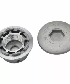 REGALOS Aluminium Fils Tête Coupe-bordure Tête Double Fil Bobine Tête Fil Nylon Pour Débroussailleuse à Essence Tondeuse à Gazon -Débroussailleuse Soldes Magasin 67558566 2