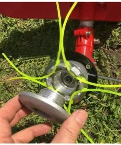 REGALOS Aluminium Fils Tête Coupe-bordure Tête Double Fil Bobine Tête Fil Nylon Pour Débroussailleuse à Essence Tondeuse à Gazon -Débroussailleuse Soldes Magasin 67558566 5