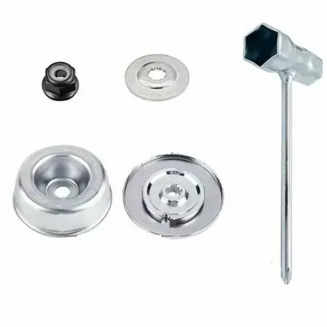 LLOVE 4pcs / Set Pièces Et Accessoires Pour Tondeuses Pour STIHL FS55 FS56 FS120 FS130 FS130R FS200 FS200R FS250, Haute Qualité En Métal Lame Pour STIHL Débroussailleuse Lame Fixation Remplacement Kit 3 LLOVE 4pcs / Set Pièces Et Accessoires Pour Tondeuses Pour STIHL FS55 FS56 FS120 FS130 FS130R FS200 FS200R FS250, Haute Qualité En Métal Lame Pour STIHL Débroussailleuse Lame Fixation Remplacement Kit