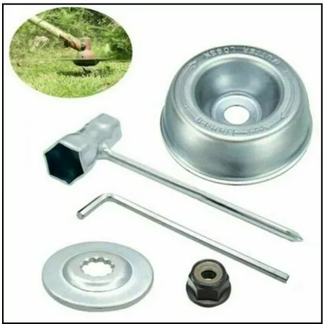 LLOVE 4pcs / Set Pièces Et Accessoires Pour Tondeuses Pour STIHL FS55 FS56 FS120 FS130 FS130R FS200 FS200R FS250, Haute Qualité En Métal Lame Pour STIHL Débroussailleuse Lame Fixation Remplacement Kit 4 LLOVE 4pcs / Set Pièces Et Accessoires Pour Tondeuses Pour STIHL FS55 FS56 FS120 FS130 FS130R FS200 FS200R FS250, Haute Qualité En Métal Lame Pour STIHL Débroussailleuse Lame Fixation Remplacement Kit – Image 2
