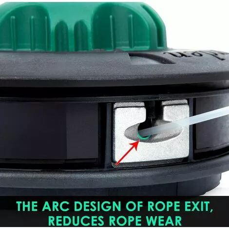 FLYME Tête De Débroussailleuse, OLEOMAC, 130 MM, M 10X1,25 F, Tête De Débroussailleuse Universelle En Métal, Convient à Toutes Les Débroussailleuses Sthil, Husquarna, Stiga 5 FLYME Tête De Débroussailleuse, OLEOMAC, 130 MM, M 10X1,25 F, Tête De Débroussailleuse Universelle En Métal, Convient à Toutes Les Débroussailleuses Sthil, Husquarna, Stiga – Image 3