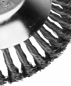 ENLENK Brosse De Débroussailleuse à Gazon, 150x25.4mm Brosse à Désherber Ronde Pour éliminer Les Mauvaises Herbes, Tête Brosse Rotative Avec Roue En Fil D'acier Massif Pour Jardin Agriculture(6 Pouce) -Débroussailleuse Soldes Magasin 67677865 4