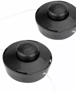 ENLENK Lot De 2 Tête De Débroussailleuse Universelle Nylon Bobine De Rechange Et Tête De Coupe M10 X 1,25 Pour Débroussailleuse Thermique à Essence