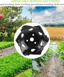 ENLENK Tête De Coupe-herbe, Tête De Coupe-herbe, Tête De Coupe-herbe, Tête De Coupe Universelle, Tête De Coupe-herbe En Acier, Accessoires De Débroussailleuse Pour Jardin, 235x25,4 Mm -Débroussailleuse Soldes Magasin 67681795 5