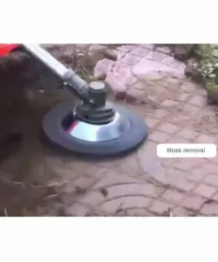 FLYME Tête De Désherbage Fil D'acier, 6 Pouce Brosse Rotative Disque De Pinceau à Roue Pour Outils De Pelouse Jardin Agriculture - Trou Intérieur 25.4mm (6 Pouce) -Débroussailleuse Soldes Magasin 67806757 5