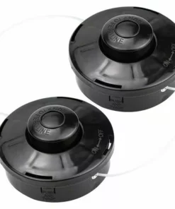 FLYME Lot De 2 Tête De Débroussailleuse Universelle A6481 Nylon Bobine De Rechange De Tondeuse Débroussailleuse Tête De Coupe M10 X 1,25 Pour Débroussailleuse Thermique à Essence