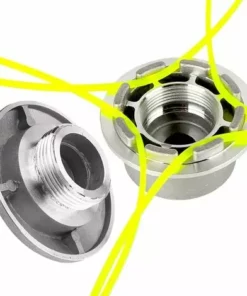 ENLENK Tête De Fil En Aluminium, Tête De Coupe Universelle à 4 Fils, Tête De Tondeuse à Gazon En Aluminium, Tête De Tondeuse à Gazon, Tête De Débroussailleuse Pour Jardin, Pelouse, Cour -Débroussailleuse Soldes Magasin 67839262 3