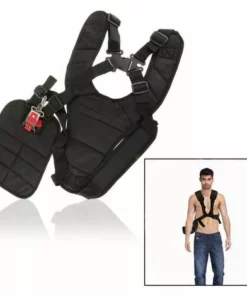 GRID COOL Harnais à Double Bandoulière Pour Débroussailleuse Tondeuse, Débroussailleuse Tondeuse Husqvarna Echo, Noir -Débroussailleuse Soldes Magasin 67887281 5