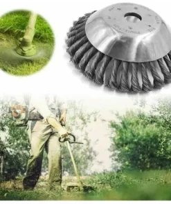 YOOUYIDA Brosse à Mauvaises Herbes Débroussailleuse Coupeur Tête Pour Débroussailleuse Brosse Ronde Pour Débroussailleuse (6") -Débroussailleuse Soldes Magasin 67897514 3