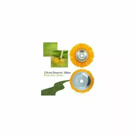 ENLENK Brosse Anti-mauvaises Herbes Pour Débroussailleuse Outil De Jardin Tête De Débroussailleuse 200 Mm 3 ENLENK Brosse Anti-mauvaises Herbes Pour Débroussailleuse Outil De Jardin Tête De Débroussailleuse 200 Mm