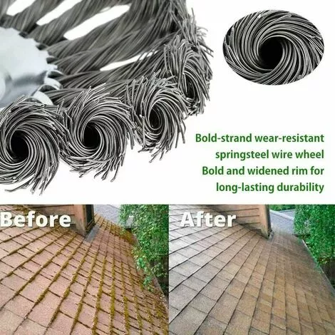 ENLENK Tête De Débroussailleuse Conique En Fil De Fer Noué Pour Tondeuse à Gazon - Plateau De Désherbage En Métal Pour Débroussailleuse ((Diamètre Extérieur200mm, Trou Intérieur 25mm)) 7 ENLENK Tête De Débroussailleuse Conique En Fil De Fer Noué Pour Tondeuse à Gazon - Plateau De Désherbage En Métal Pour Débroussailleuse ((Diamètre Extérieur200mm, Trou Intérieur 25mm)) – Image 5