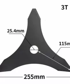 FLYME Lame De Débroussailleuse à Trois Dents One-For-All Pour Machines Stihl, Husqvarna, Mitox, Echo, Kawasaki Et Autres -Débroussailleuse Soldes Magasin 67921558 3