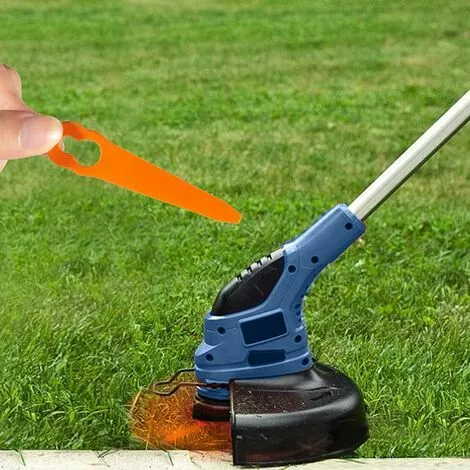 LLOVE Lame De 100 Pièces Pour Débroussailleuse, Lame En Plastique Pour Tondeuse Sans Fil 6 LLOVE Lame De 100 Pièces Pour Débroussailleuse, Lame En Plastique Pour Tondeuse Sans Fil – Image 4