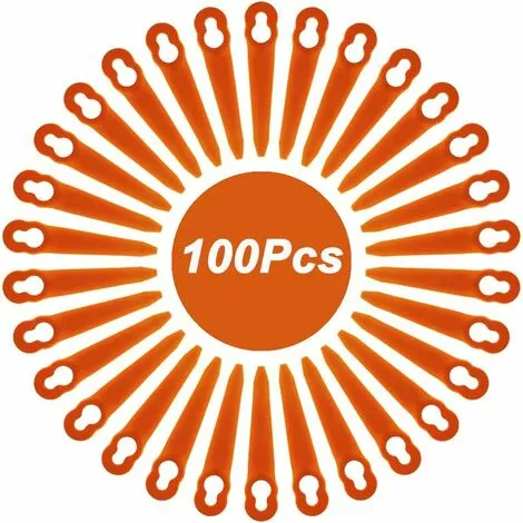 LLOVE Lame De 100 Pièces Pour Débroussailleuse, Lame En Plastique Pour Tondeuse Sans Fil 7 LLOVE Lame De 100 Pièces Pour Débroussailleuse, Lame En Plastique Pour Tondeuse Sans Fil – Image 5