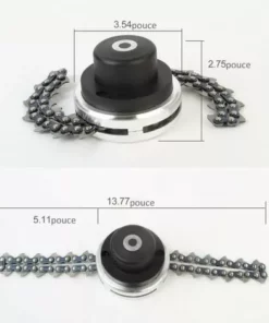 Tête De Débroussailleuse à Chaîne (joint Universel) Accessoires De Débroussailleuse Pour Tondeuse à Gazon HANBING -Débroussailleuse Soldes Magasin 68325558 4