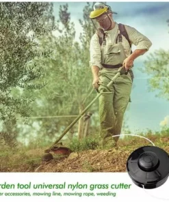 Lot De 2 Têtes De Tondeuse à Gazon En Nylon Pour Tondeuse à Gazon Bobine De Rechange Pour Tondeuse à Gazon M10 X 1,25 Pour Tondeuse à Gazon à Essence, Nylon Noir Komatsu HANBING -Débroussailleuse Soldes Magasin 68326931 3