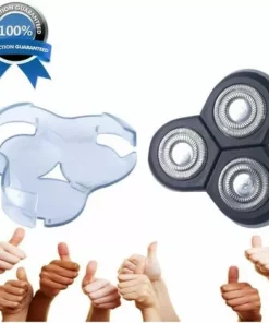 QERSTA Têtes De Rasoir RQ12 Compatibles Avec Phi-lips Norelco RQ11 RQ10 Sensotouch RQ1250 RQ1180 Arcitec 3D Rasoir électrique Pour Homme Avec Brosse De Nettoyage -Débroussailleuse Soldes Magasin 68491107 4