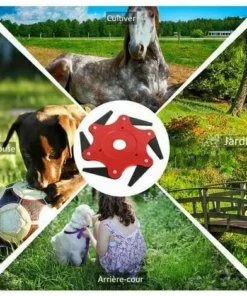 Cisea Tete De Coupe, 6 Dents, Outil De Mangeur D'Herbe -Débroussailleuse Soldes Magasin 68583309 3