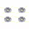 Cisea Accessoire Pour Débroussailleuse 4x Tête De Coupe En Métal à Tête En Alliage, Pièces De Débroussailleuse Compatibles Avec La Tondeuse -Débroussailleuse Soldes Magasin 68583663 1